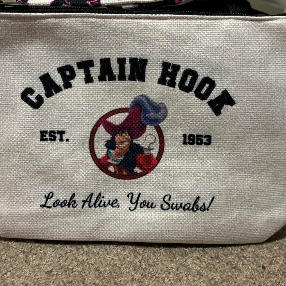 Captain hook Cosmetic Bag / Pencil Case ⭐ 2 for $12 ⭐